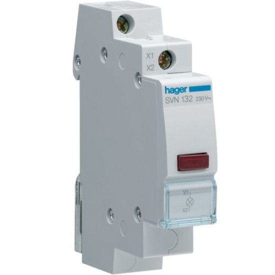 Сигнальна лампа SVN 132, червона, Hager