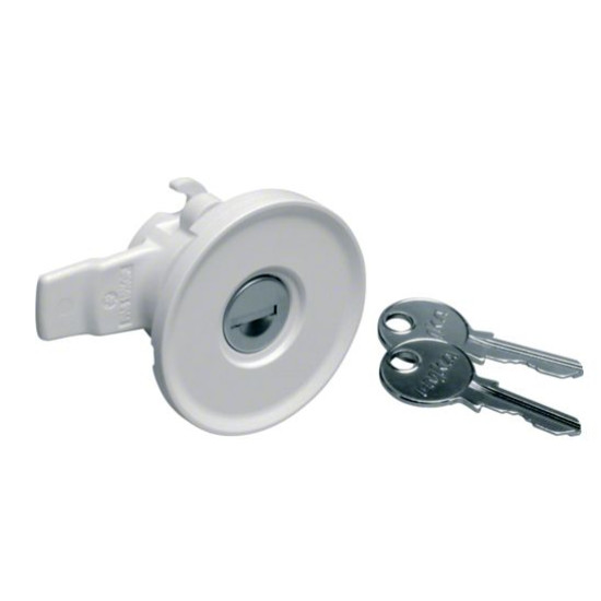 Замок для металевих щитів IP44 Univers (замок №1242E), Hager