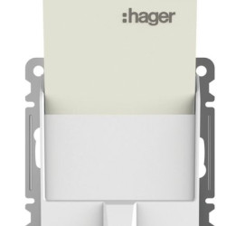 Вимикач картковий Hager Lumina WL0510 (білий)