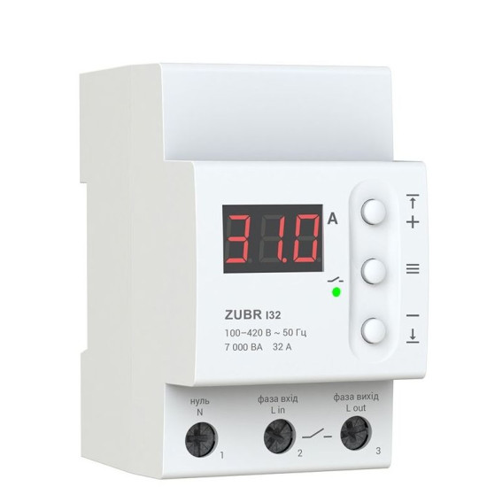 Реле контролю струму ZUBR I32 з термозахистом