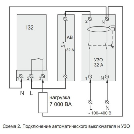 Реле контролю струму ZUBR I32 з термозахистом