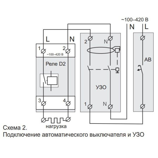 Реле напруги ZUBR D2-50